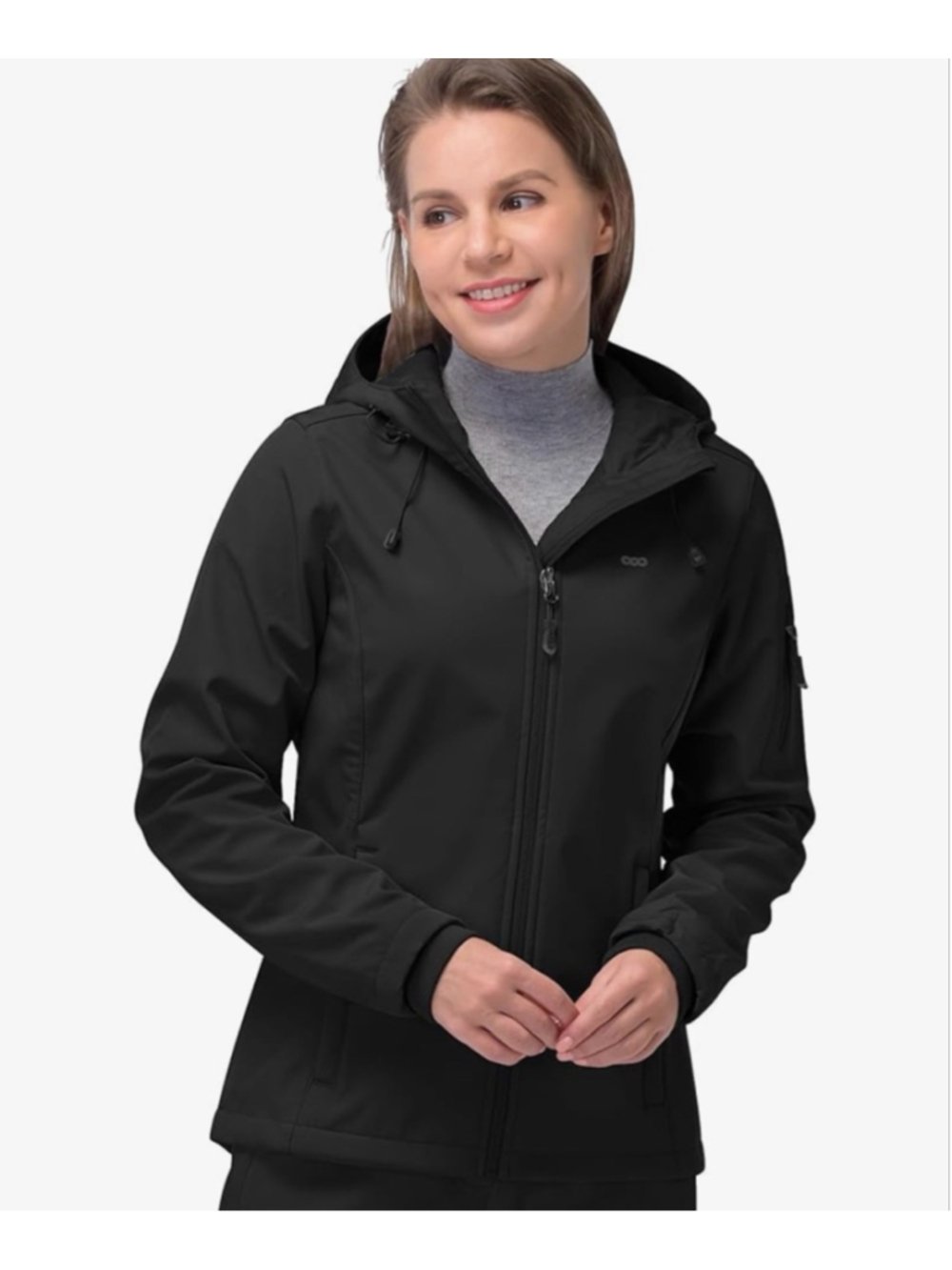 NEW 33,000ft Softshell Jacket Fleece Lined Warm Jacket Light Hooded Windproof 3X